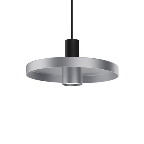 Wever & Ducré+ODREY 1.2 PAR16 max. 12W GU10, rippvalgusti, matt must/harjatud alumiinium, laerosett tellida eraldi