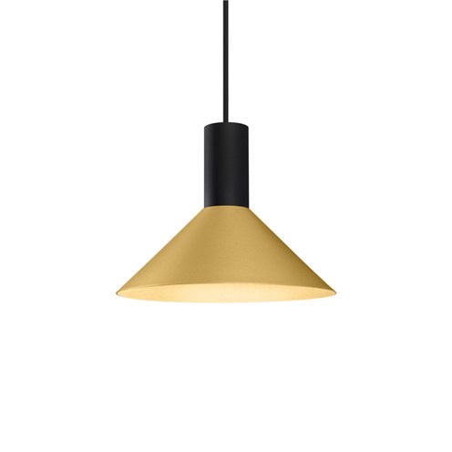 Wever & Ducré+ODREY 1.6 max. 12W GU10, rippvalgusti, matt must/kuldne, laerosett tellida eraldi