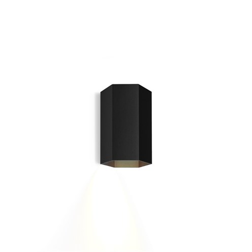 Wever & Ducré+HEXO WALL mini 1.0 max. 12W GU10, seinavalgusti, matt must