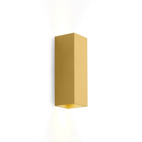 Wever & Ducré+BOX WALL mini 2.0 2x max. 12W GU10, seinavalgusti, harjatud kuld