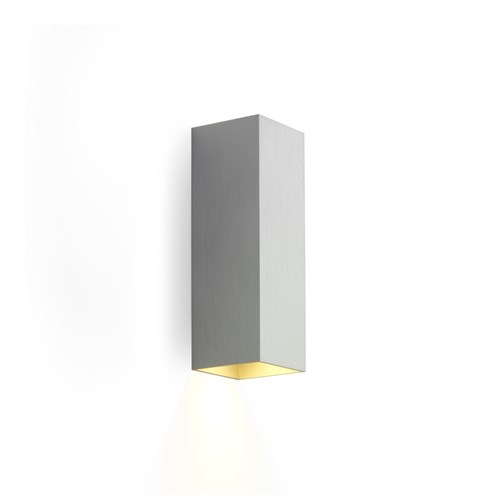 Wever & Ducré+BOX WALL mini 2.0 2x max. 12W GU10, seinavalgusti, harjatud alumiinium