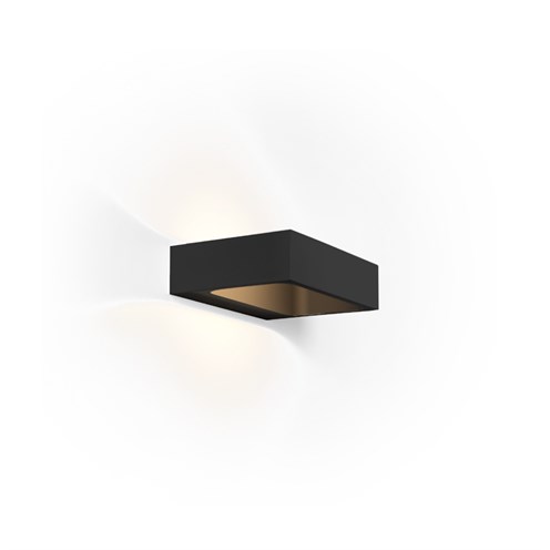 Wever & Ducré+BENTO 1.3 LED 7.9W 285lm 3000K CRI>90, hämardatav phase-cut, seinavalgusti, matt must