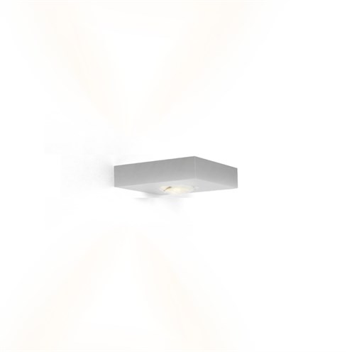 Wever & Ducré+LEENS 2.0 LED 7.7W 640lm 3000K CRI>90, hämardatav phase-cut, seinavalgusti, harjatud alumiinium