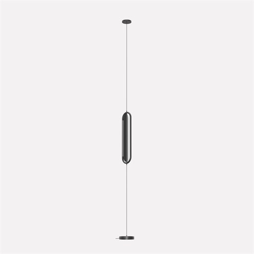 Nexia+Bow LED 10W 1000lm 2700K, hämardatav, rippvalgusti, must