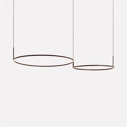 Nexia+Aros Double LED 61W 6830lm 3000K, rippvalgusti, must