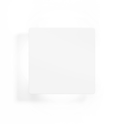 Wever & Ducré+MILES 2.0 CARRÉ LED 9W 610lm 2700K CRI>90, hämardatav phase-cut, seinavalgusti, matt valge