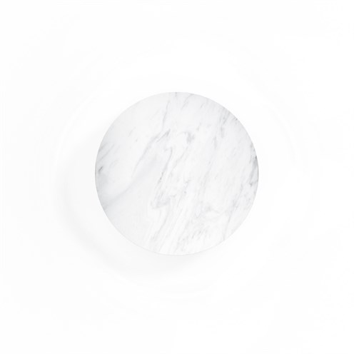 Wever & Ducré+MILES 2.0 ROUND LED 9W 610lm 2700K CRI>90, hämardatav phase-cut, seinavalgusti, valge marmor