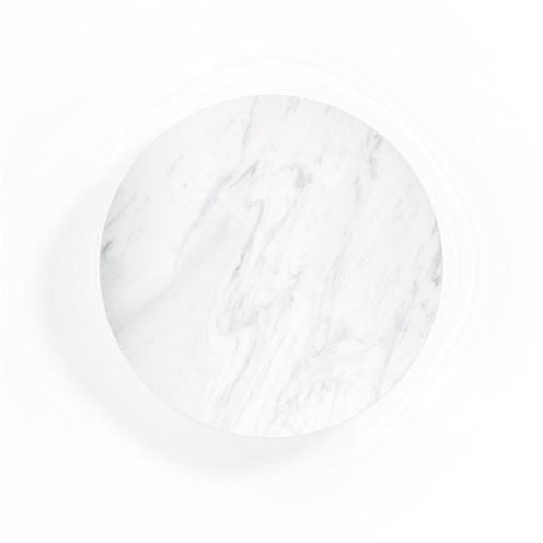 Wever & Ducré+MILES 3.0 ROUND LED 9W 610lm 2700K CRI>90, hämardatav phase-cut, seinavalgusti, valge marmor