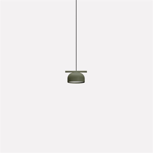 Nexia+Belle Single Dome LED 7W 975lm 3000K CRI>90, rippvalgusti, tsementhall (RAL 7033)