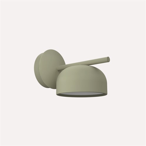 Nexia+Belle Wall Dome LED 7W 394lm 2700K CRI>90, seinavalgusti, tsementhall (RAL 7033)