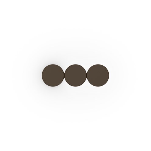 Wever & Ducré+DOT 3.0 LED 15.3W 790lm 2700K CRI>90, hämardatav phase-cut, seinavalgusti, pronks