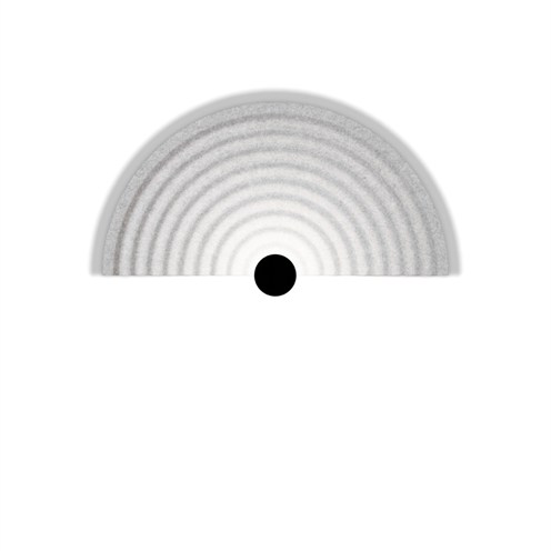 Wever & Ducré+TAPIS SOFT 2.0 LED 9W 440lm 2700K CRI>90, hämardatav phase-cut, seinavalgusti, marmorhall, heli summutav materjal