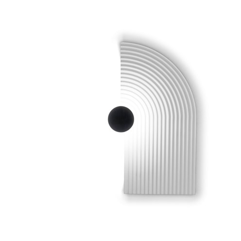 Wever & Ducré+TAPIS 3.0 LED 8.3W 465lm 2700K CRI>90, hämardatav phase-cut, seinavalgusti, toormaterjali värvi (RAL 9010)