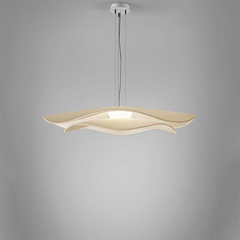 Bover+Mediterrània S/105.2 LED 23W 1530lm 2700K CRI>90, hämardatav TRIAC, rippvalgusti, kreemjas