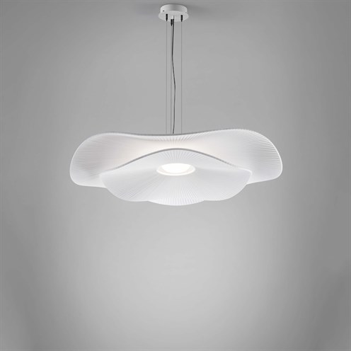 Bover+Mediterrània S/105.2 LED 23W 1530lm 2700K CRI>90, hämardatav TRIAC, rippvalgusti, valge