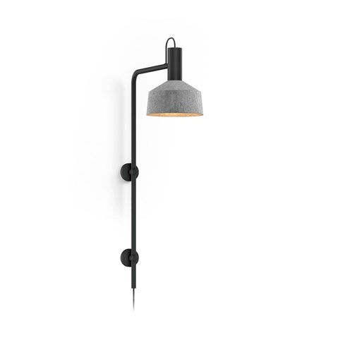 Wever & Ducré+ROOMOR WALL 4.2 max. 15W GU10, seinavalgusti, matt must/hall vilt