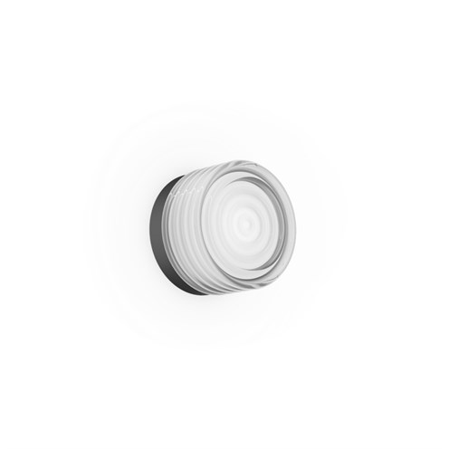 Wever & Ducré+HAJO 1.0 LED 8W 430lm 2700K CRI>90, hämardatav DALI, IP44, seinavalgusti, matt must
