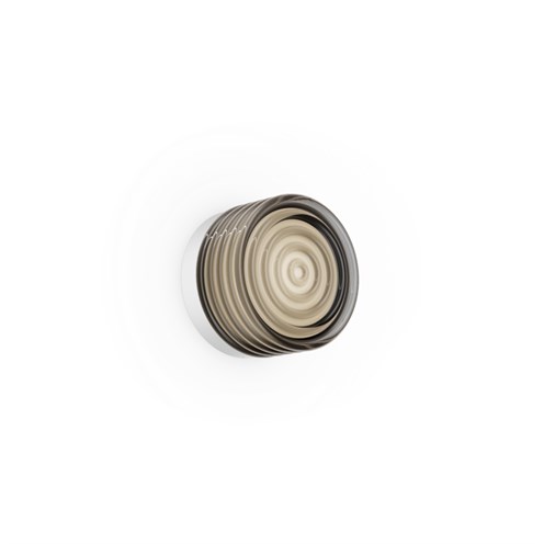 Wever & Ducré+HAJO 1.0 LED 8W 430lm 2700K CRI>90, hämardatav DALI, IP44, seinavalgusti, matt valge, suitsune klaas