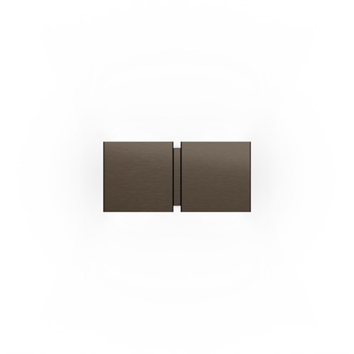 Wever & Ducré+CG SQUARE 2P SMALL 2x max. 4W G9, seinavalgusti, pronks