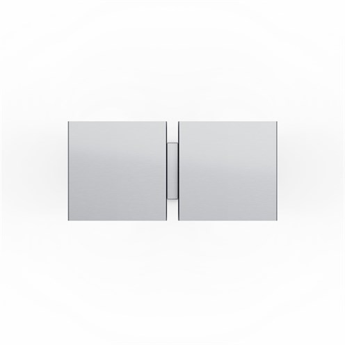 Wever & Ducré+CG SQUARE 2G BIG 2x max. 12W E27, seinavalgusti, harjatud alumiinium