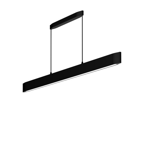 Wever & Ducré+ELLO 13.0 LED 19,5W 1110lm 3000K CRI>90, hämardatav phase-cut, rippvalgusti, matt must