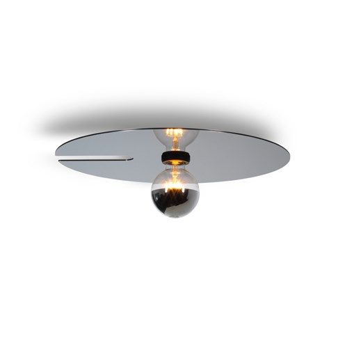 Wever & Ducré+MIRRO 2.0 max. 15W E27, lae- ja seinavalgusti, matt must/must kroom
