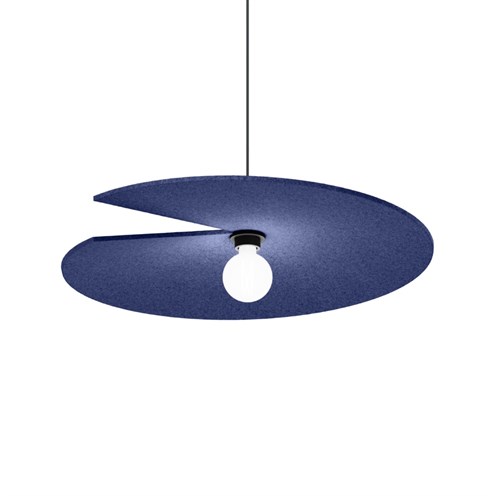 Wever & Ducré+SPIRRA SOFT 1.0 max. 15W E27, rippvalgusti, sinine, heli summutav materjal
