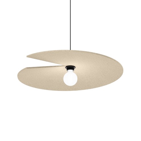 Wever & Ducré+SPIRRA SOFT 1.0 max. 15W E27, rippvalgusti, lubjakivi värvi, heli summutav materjal