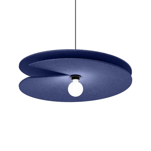 Wever & Ducré+SPIRRA SOFT 2.0 max. 15W E27, rippvalgusti, sinine, heli summutav materjal