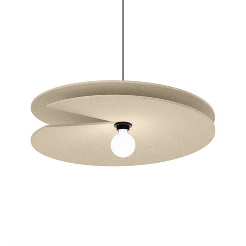 Wever & Ducré+SPIRRA SOFT 2.0 max. 15W E27, rippvalgusti, lubjakivi värvi, heli summutav materjal