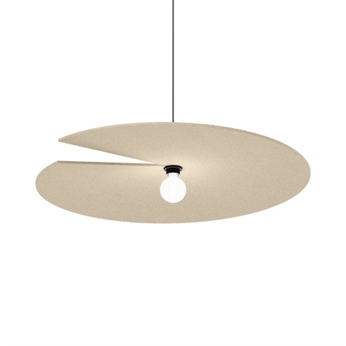 Wever & Ducré+SPIRRA SOFT 3.0 max. 15W E27, rippvalgusti, lubjakivi värvi, heli summutav materjal