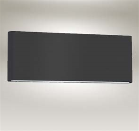 PRO+Seinavalgusti CLIMENE PRO, LED 2x8,4W 3000K, metall / antratsiit, l=500 mm, 80x50 mm