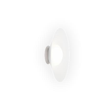 Wever & Ducré+CLEA WALL 1.0 LED 9.9W 615lm 2700K CRI>90, hämardatav phase-cut, opaalhajuti, seinavalgusti, matt valge
