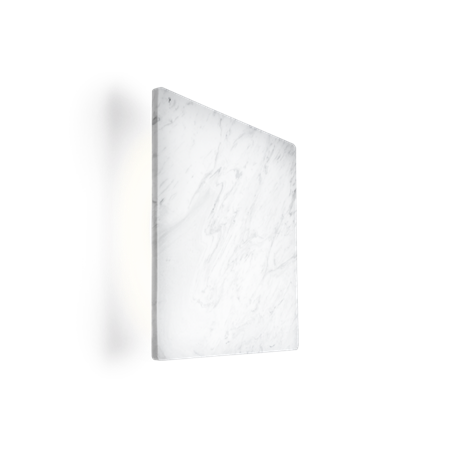 Wever & Ducré+MILES 2.0 CARRÉ LED 9.1W 530lm 3000K CRI>90, hämardatav phase-cut, seinavalgusti, valge marmor
