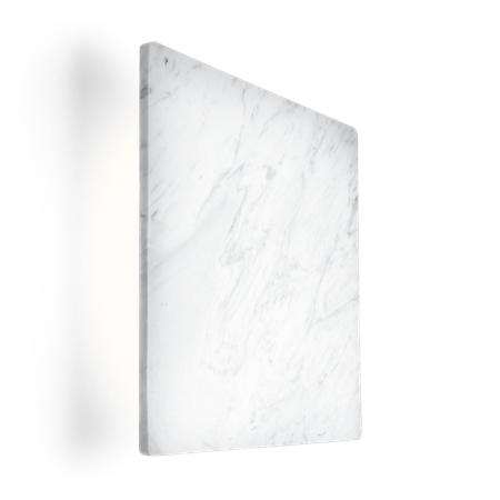 Wever & Ducré+MILES 3.0 CARRÉ LED 9.1W 530lm 3000K CRI>90, hämardatav phase-cut, seinavalgusti, valge marmor

