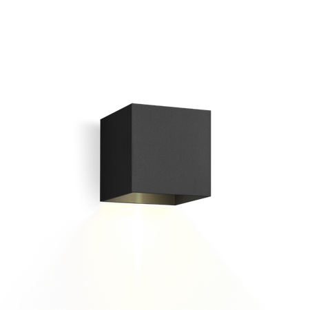 Wever & Ducré+BOX WALL 1.0 LED 6,1W 375lm 3000K CRI>90, hämardatav phase-cut, seinavalgusti, matt must
