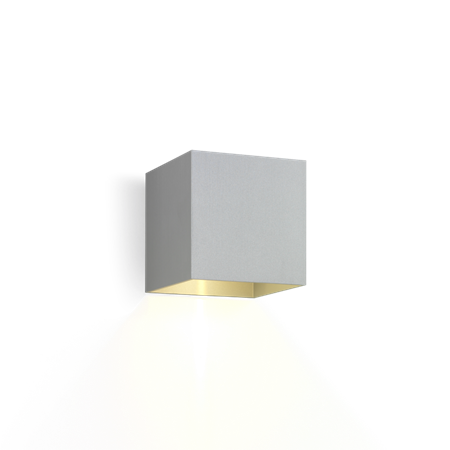 Wever & Ducré+BOX WALL 1.0 LED 6W 330lm 1800K-2850K CRI>90, hämardatav phase-cut, seinavalgusti, alumiiniumvärvi
