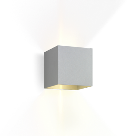 Wever & Ducré+BOX WALL 2.0 LED 10W 920lm 3000K CRI>90, hämardatav phase-cut, seinavalgusti, alumiiniumvärvi
