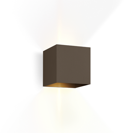 Wever & Ducré+BOX WALL 2.0 LED 10W 920lm 3000K CRI>90, hämardatav phase-cut, seinavalgusti, pronksjas
