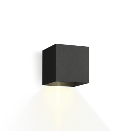 Wever & Ducré+BOX WALL OUTDOOR 1.0 LED 6.1W 375lm 3000K CRI>90, IP65, hämardatav phase-cut, seinavalgusti, matt must
