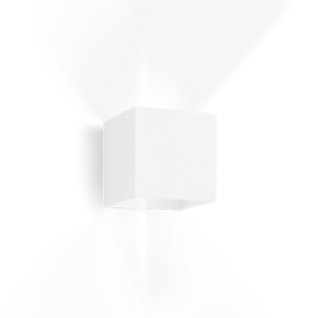 Wever & Ducré+BOX WALL OUTDOOR 2.0 LED 10W 880lm 2700K CRI>90, IP65, hämardatav phase-cut, seinavalgusti, matt valge
