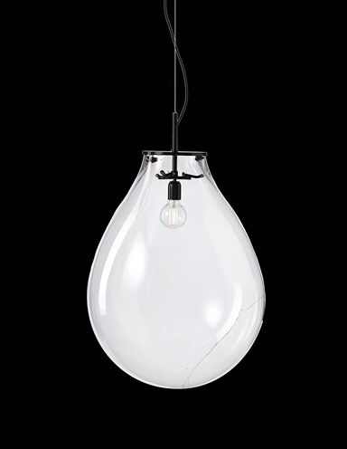 Bomma+Tim Pendant Small max. 13W E27 (komplektis G80 6W 510lm 2700K CRI>90), rippvalgusti, klaar, must