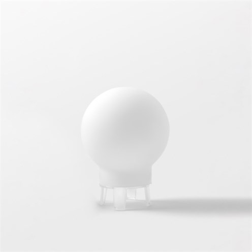 Modular+Klaasist ümar kuppel valgustile Placebo, Ø90mm, matt valge