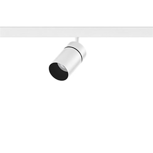 Reggiani+Yori Evo 43mm Precision LED 9W 530lm 2700K CRI>90 23°, hämardatav DALI, siinivalgusti, matt valge