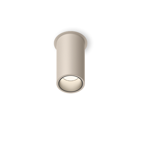 Vibia+Bind Solo Accent Downlight LED 4,3W 451lm 2700K CRI>90 26°, hämardatav Push/DALI, süvisvalgusti, siidhall