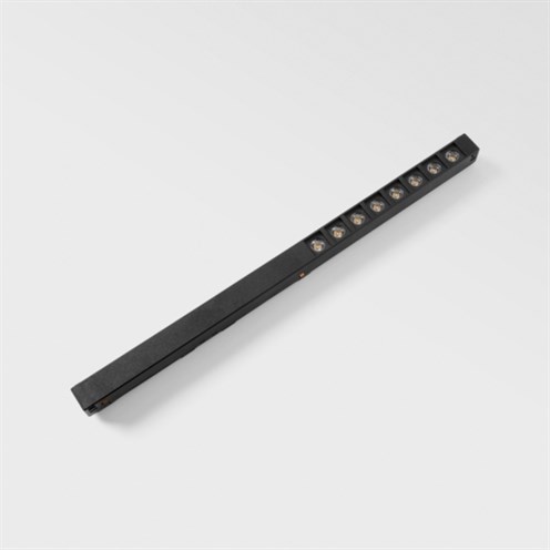 Modular+Pista Linear Spots Track 48V 302 1x LED 9W 760lm 3000K CRI>90 27°, hämardatav DALI, siinivalgusti, must