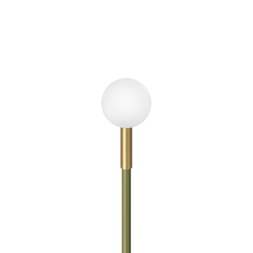 Lombardo+Linfa O 160 LED 1,5W 350mA 85lm 3000K, IP66, välisvalgusti, roheline/messing, liiteseadmeta