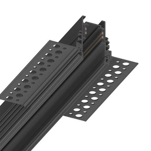 PRO+LINE48V FRAMELESS TRACK süvistatav voolusiin 3m, must