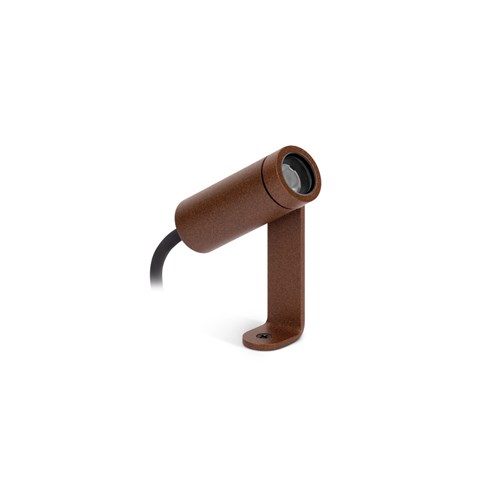 Lombardo+CNC 35 2.0 Swing Superficie LED 2W 147lm 3000K CRI>90 30°, IP67, välisvalgusti, corten, liiteseadmeta