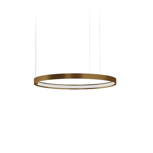 Panzeri+Zero Round Ø50 LED 25W 2039lm 3000K CRI>90, hämardatav, rippvalgusti, pronks, liiteseadmeta